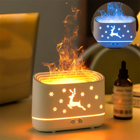 Humidifier Diffuser – Silent Atmosphere Lamp for Cozy Christmas Decor 🎄