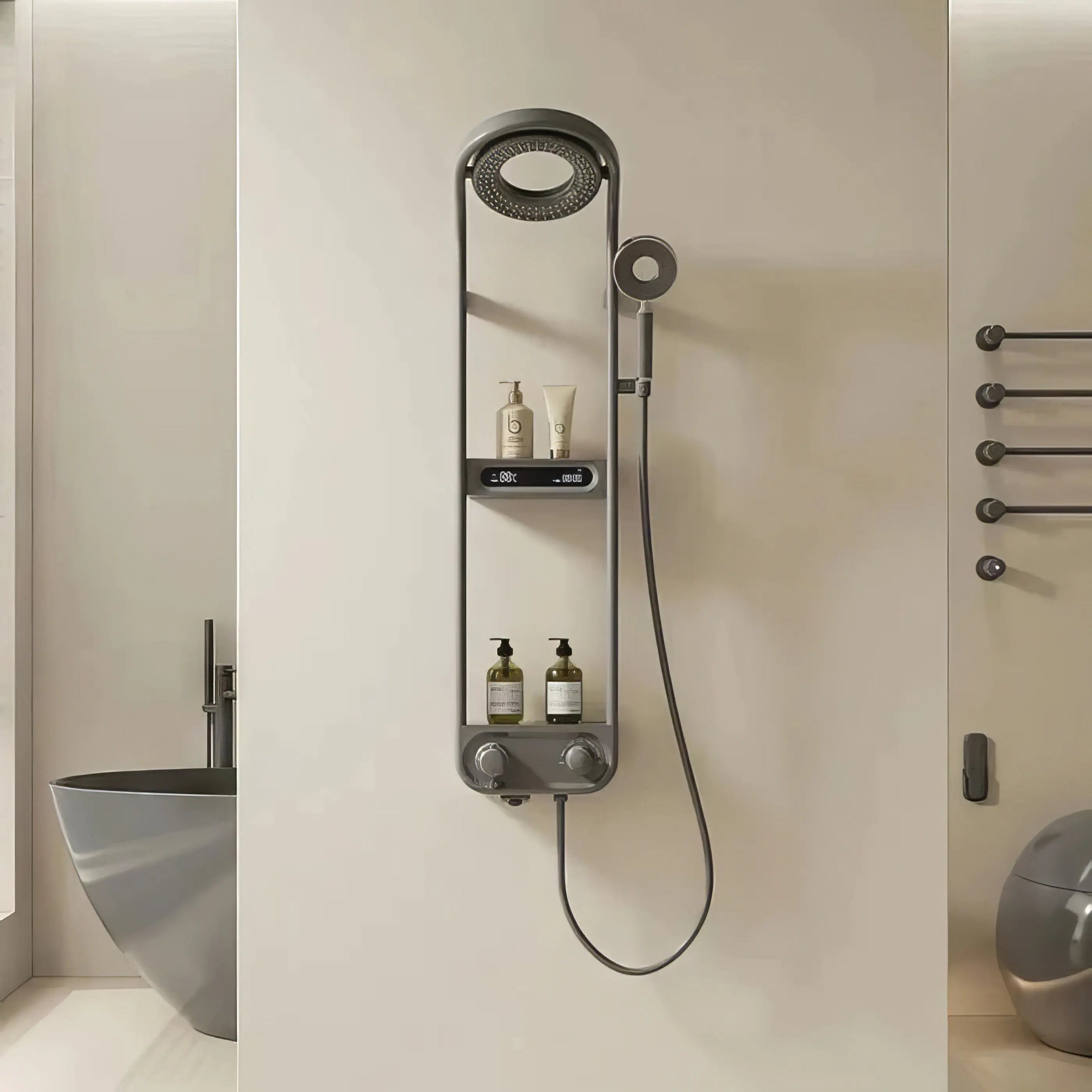 Spa Time Rainfall Elegant Digital Shower Set -VivaBlues