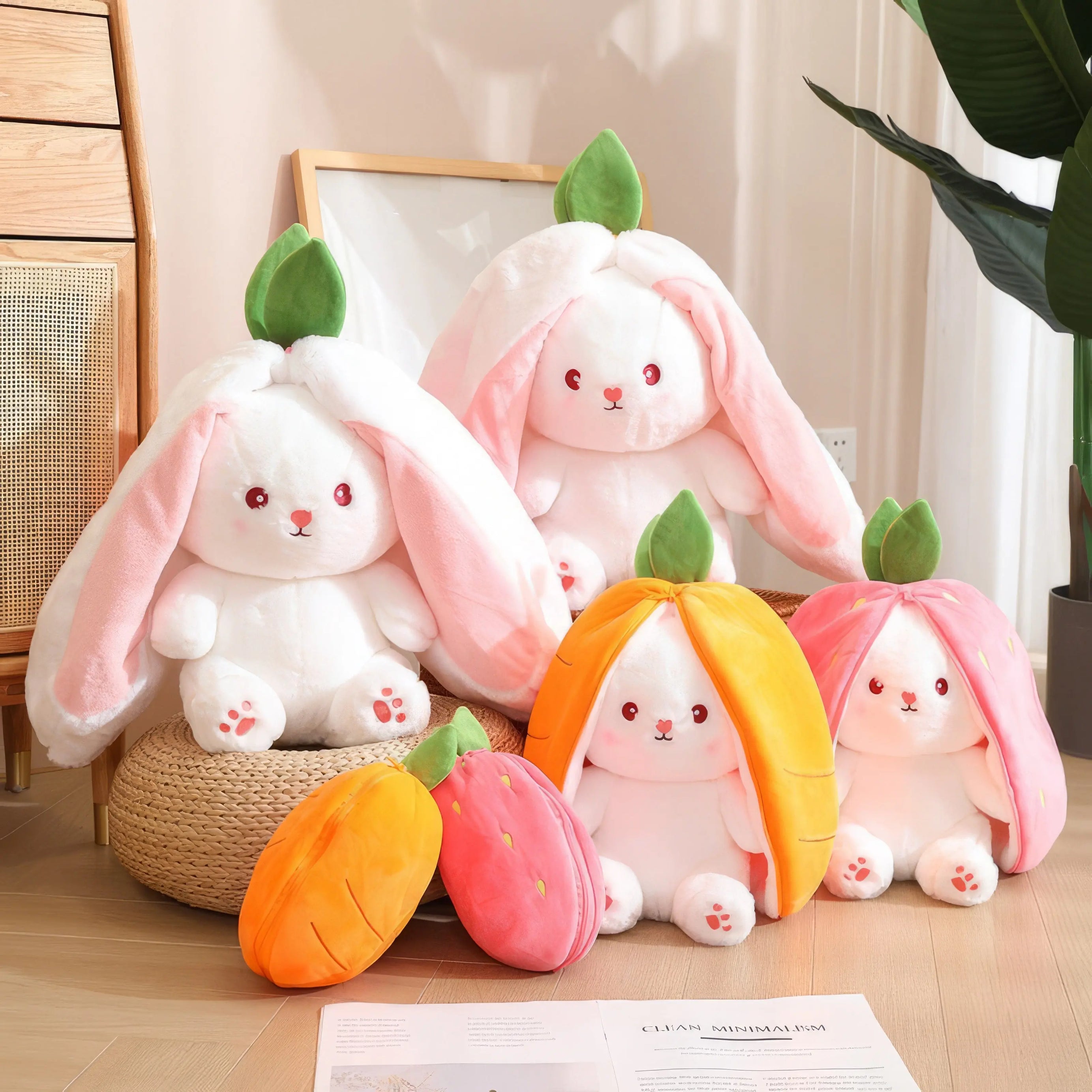 Hide and Seek Creative Snuggly Bunny Plush -VivaBlues