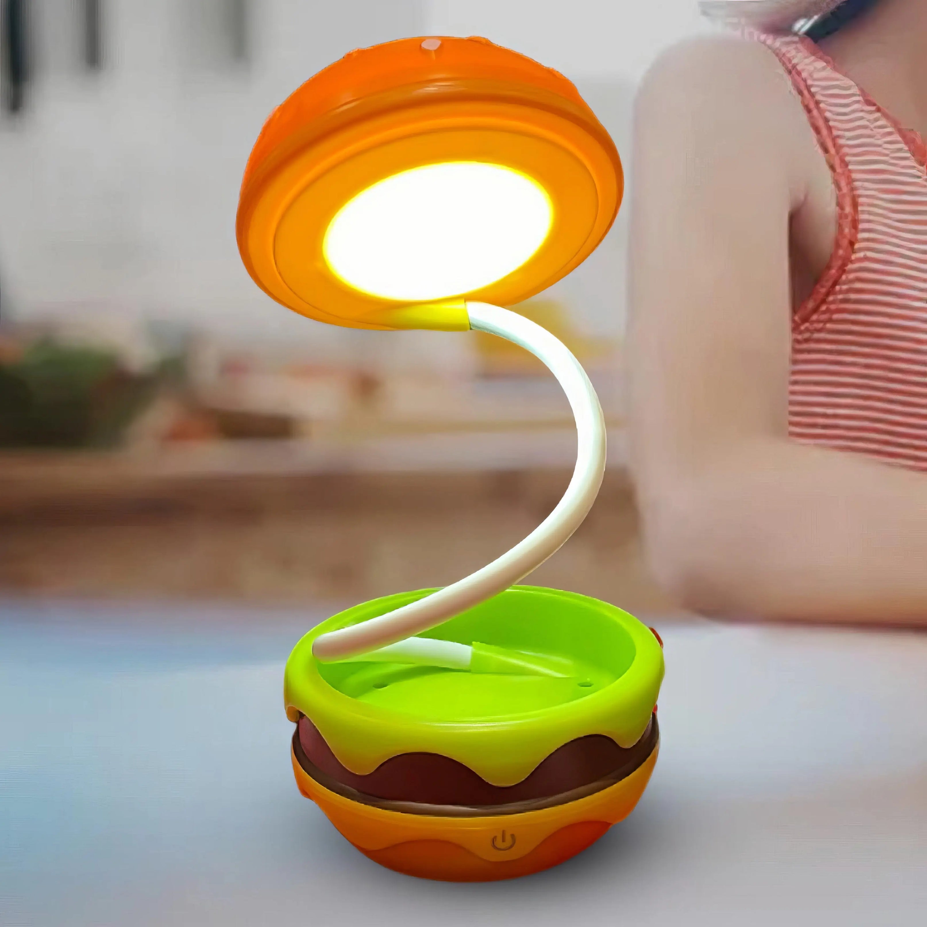 Foldable Wireless Unique Hamburger Table Lamp -VivaBlues